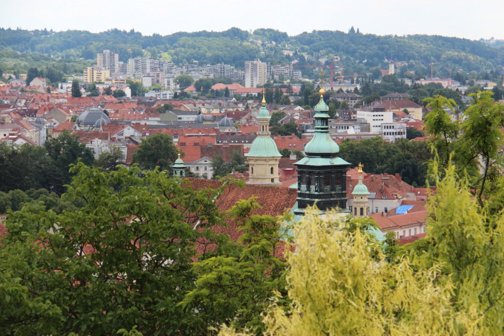 Spaziergang durch die Innenstadt von Graz
