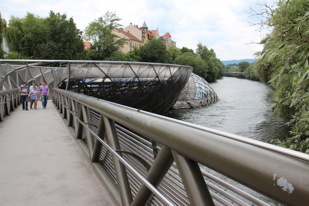 Spaziergang durch die Innenstadt von Graz