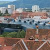 Spaziergang durch die Innenstadt von Graz