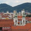 Spaziergang durch die Innenstadt von Graz